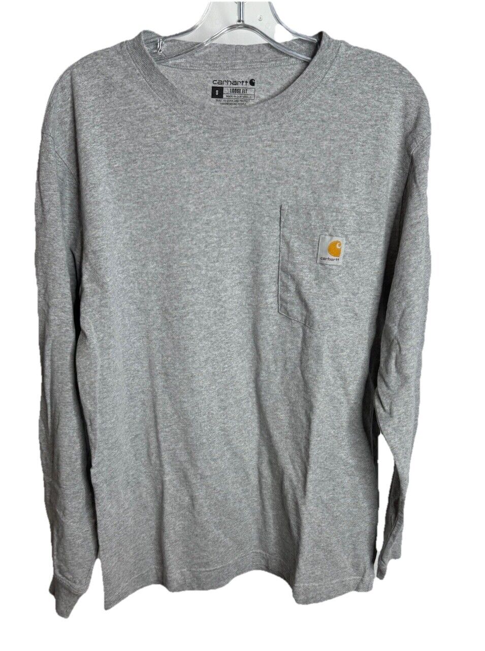Carhartt T Shirt Men Small Long Sleeve