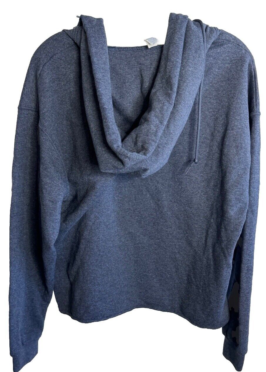 Jerzees Syracuse Lacrosse Sweatshirt Mens Large Blue Long Sleeve Hood Pullover