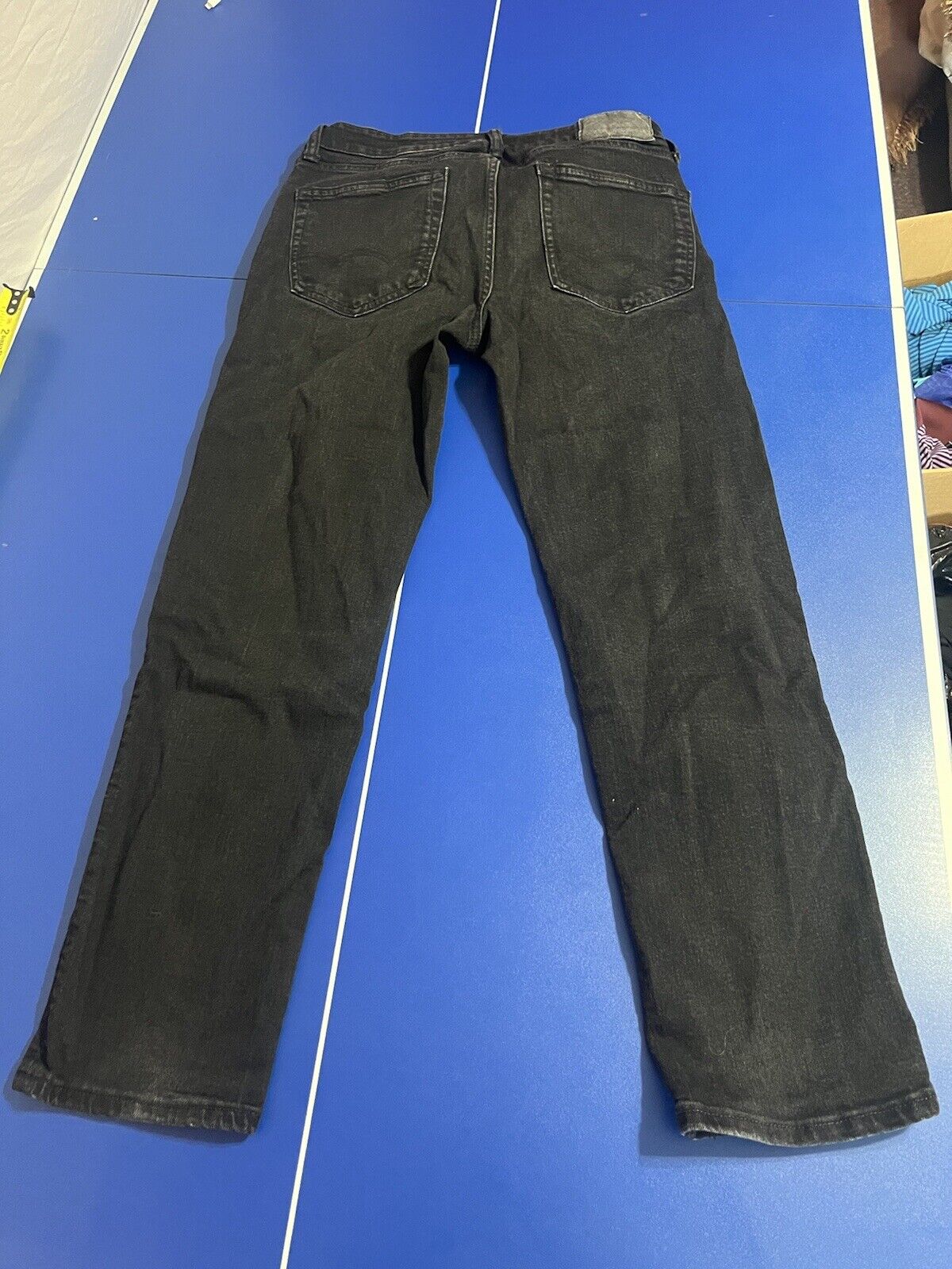American Eagle Jeans Mens 31x30 Black Original Straight Next Level Flex