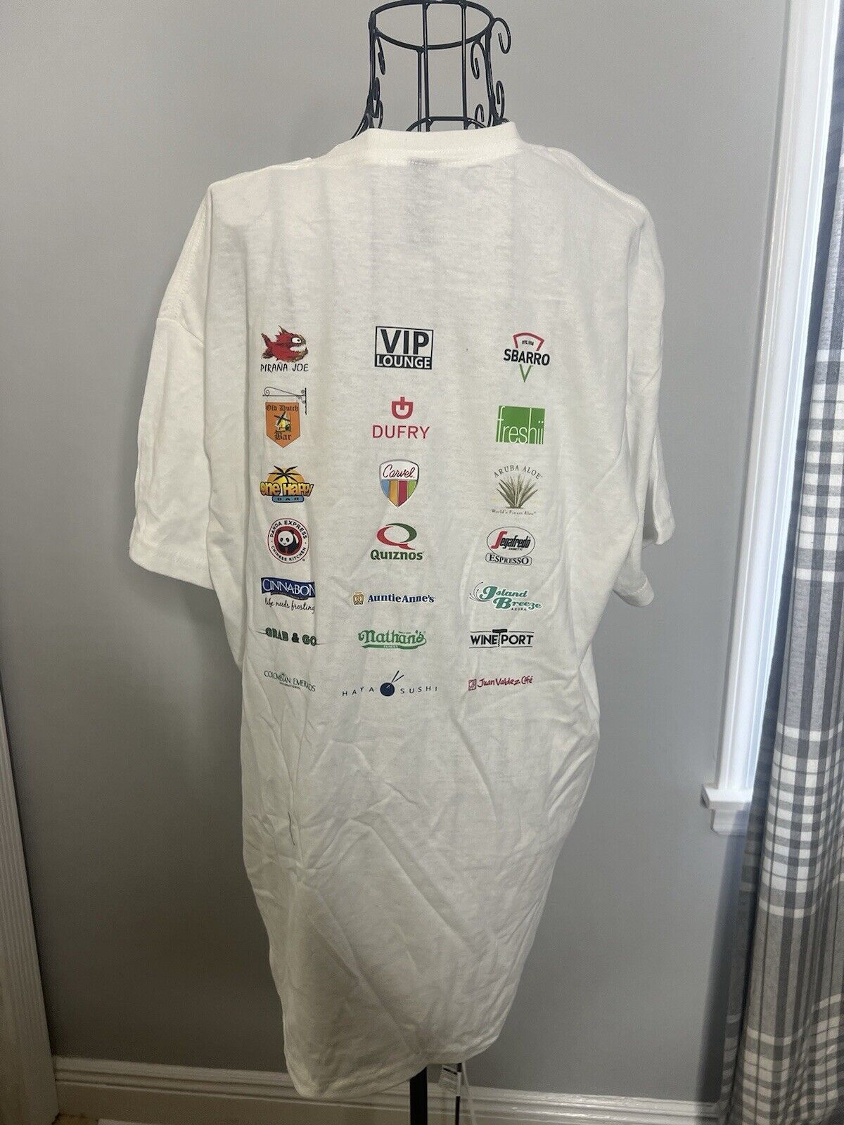 Brand New Men's Aruba Tee T Shirt White Size L