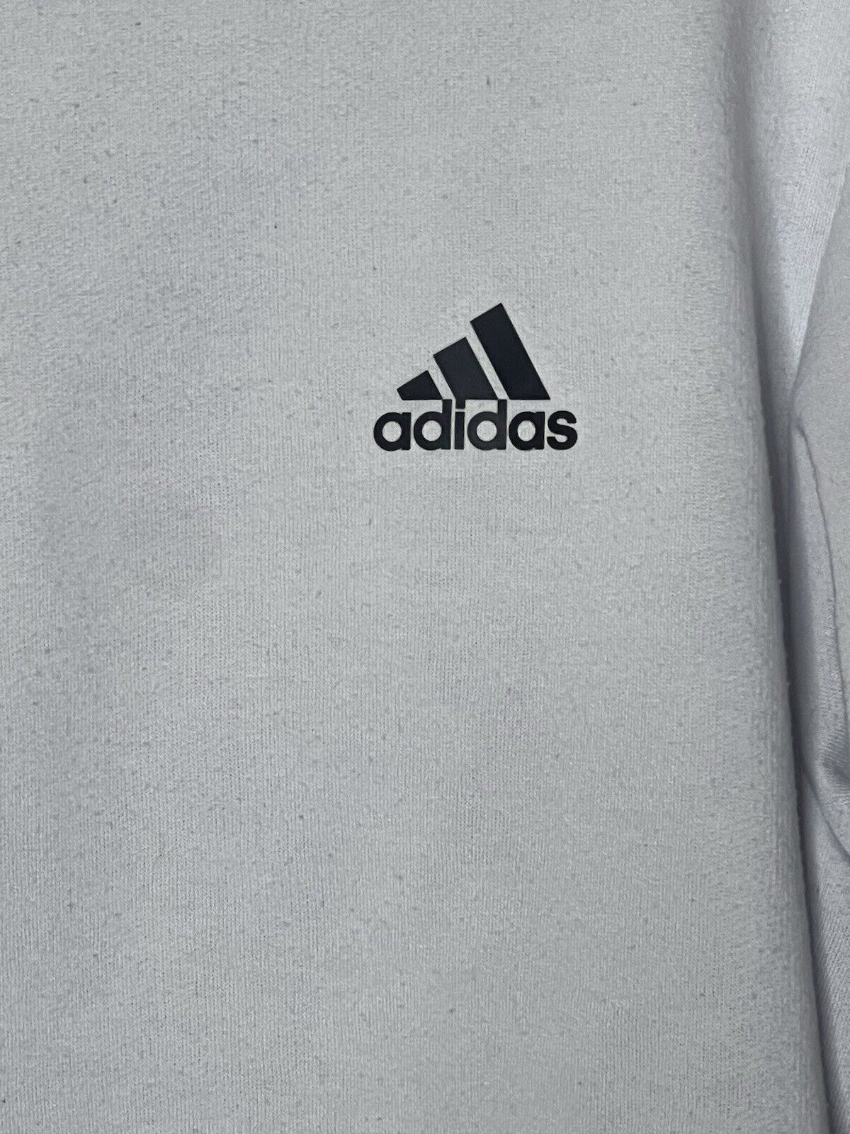 Adidas Mens M Long Sleeve Pullover Hoodie Sweatshirt White