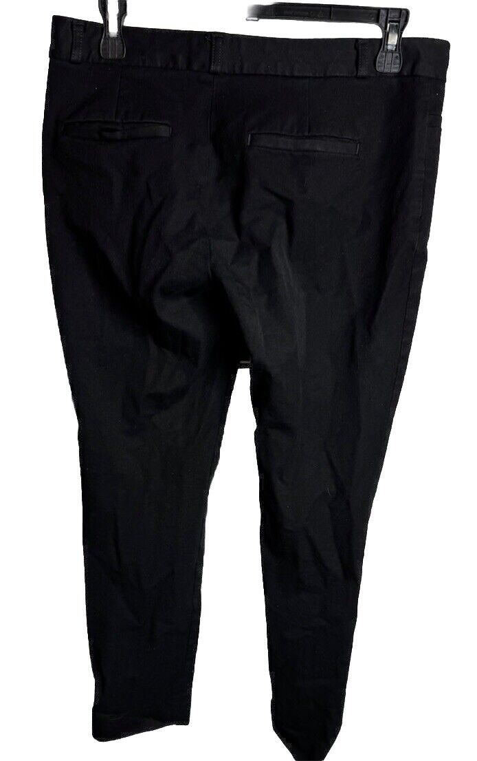 Banana Republic Womens Pants Black Size 6 Wide Leg High Rise Polyester Blend