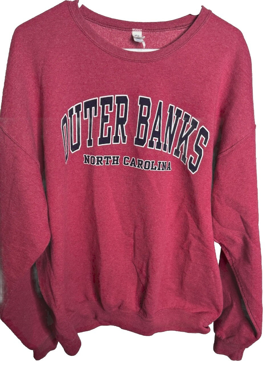Outer Banks North Carolina Men’s Sweatshirt No Size Feels Like Large