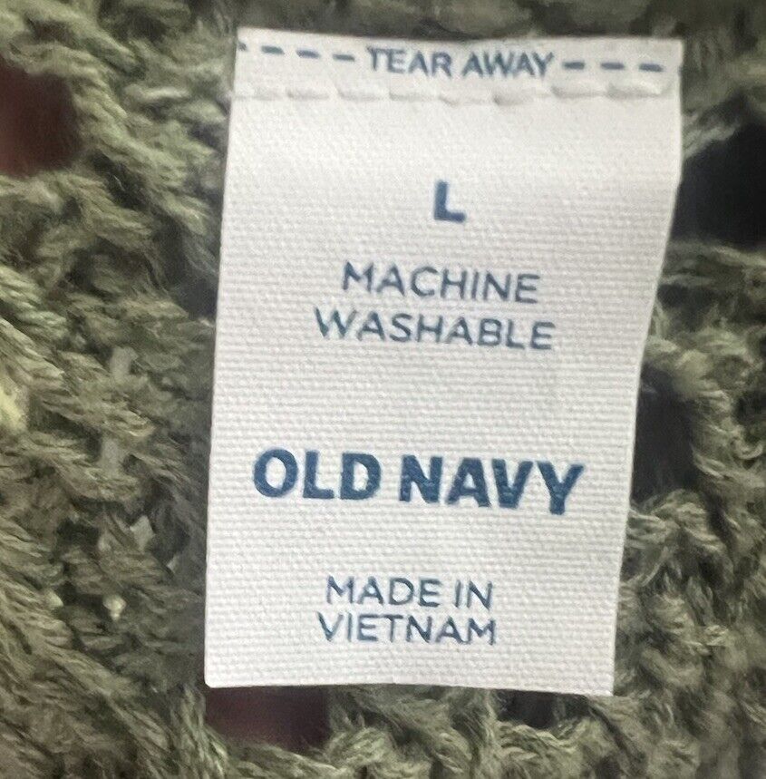 Old Navy Women's Knit Sweater Size Large Basic Solid Casual Crew