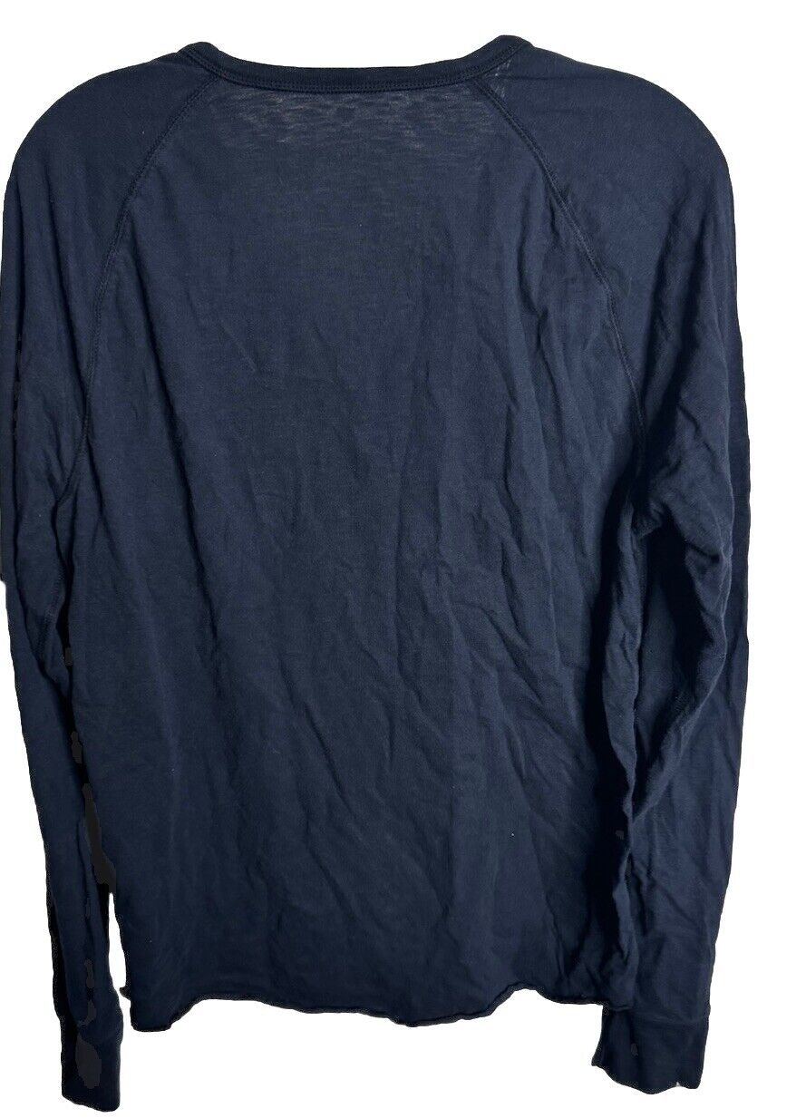 American Eagle Vintage Tshirt Mens Medium Blue Long Sleeve