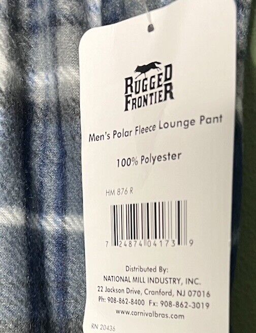 New AC ACTIVE XL plaid Pajama Bottoms Flannel