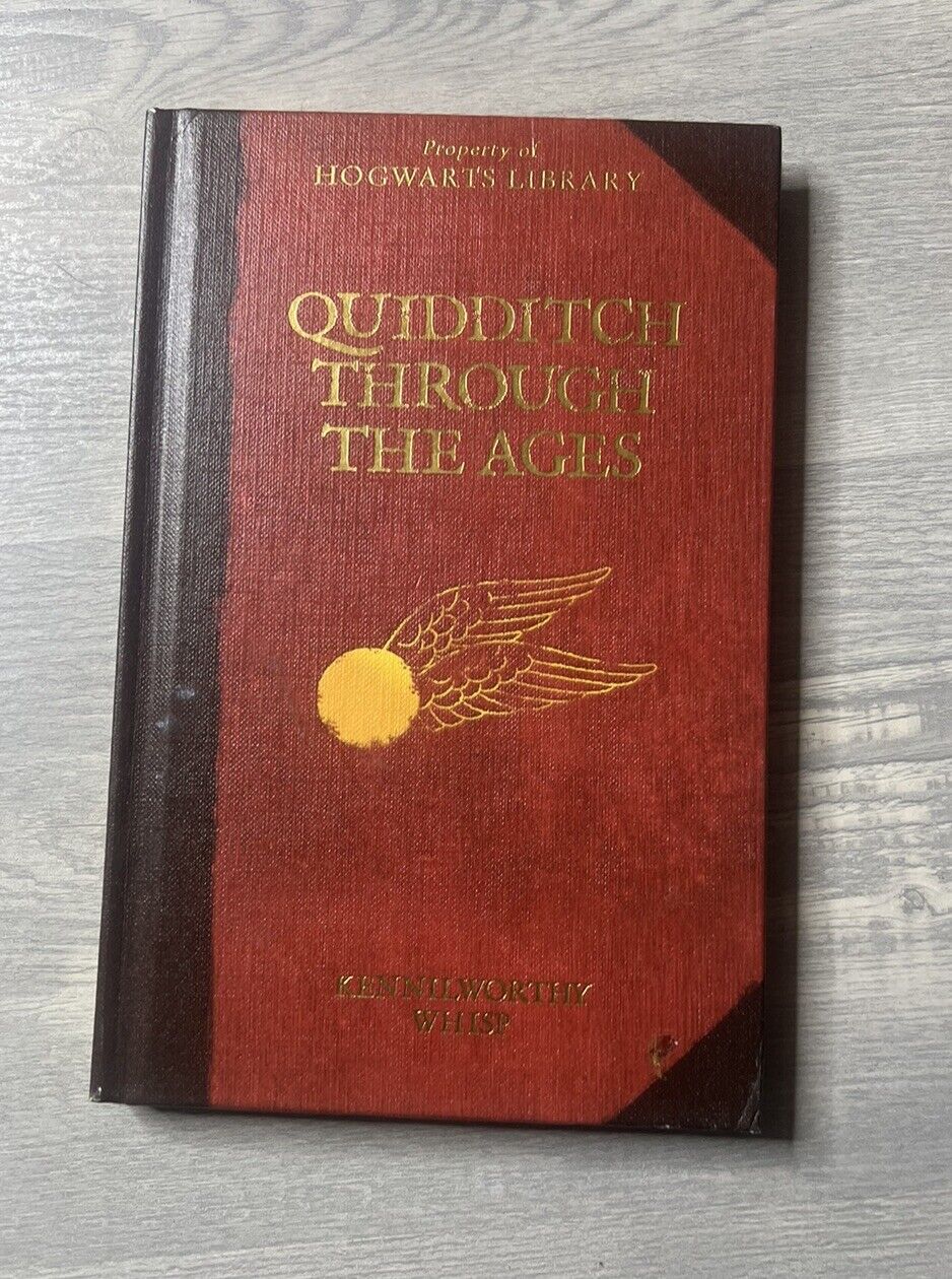 Harry Potter “Quidditch Through the Ages” Book by Kennilworthy Whisp (2015)