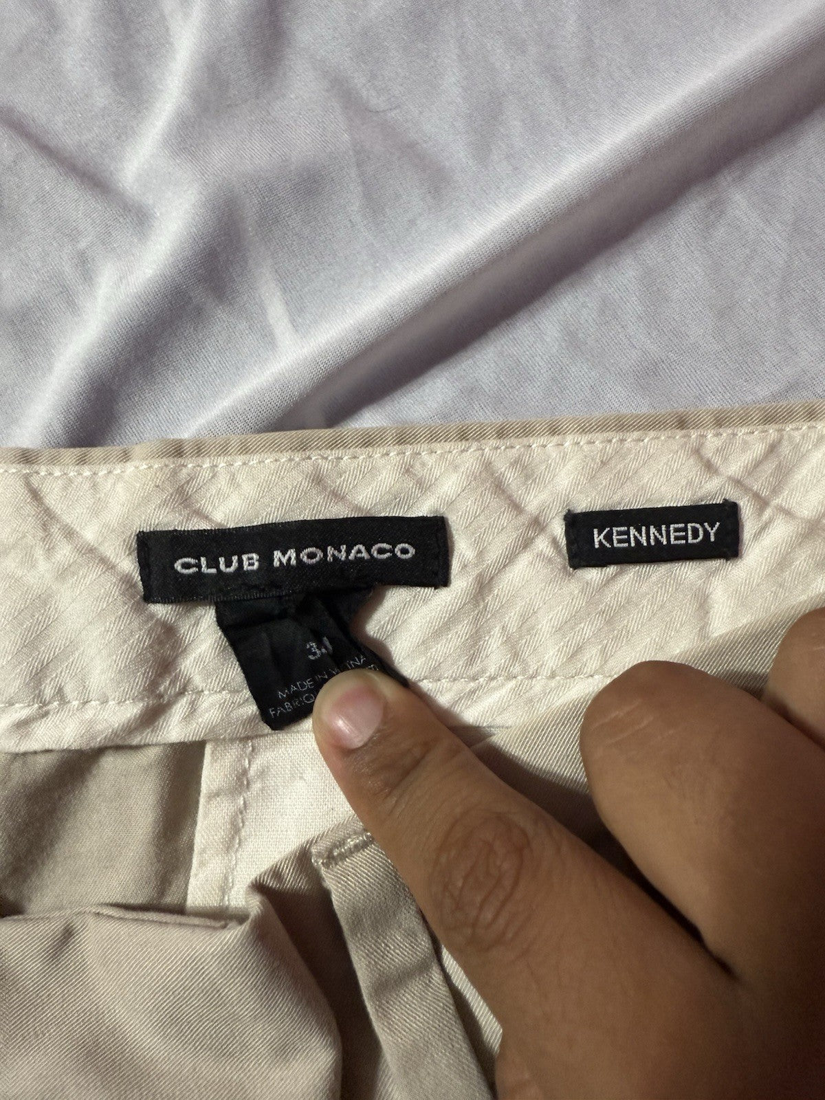Club Monaco Pants 34, Good Condition Pants, Beige Color, Some Wear OBO