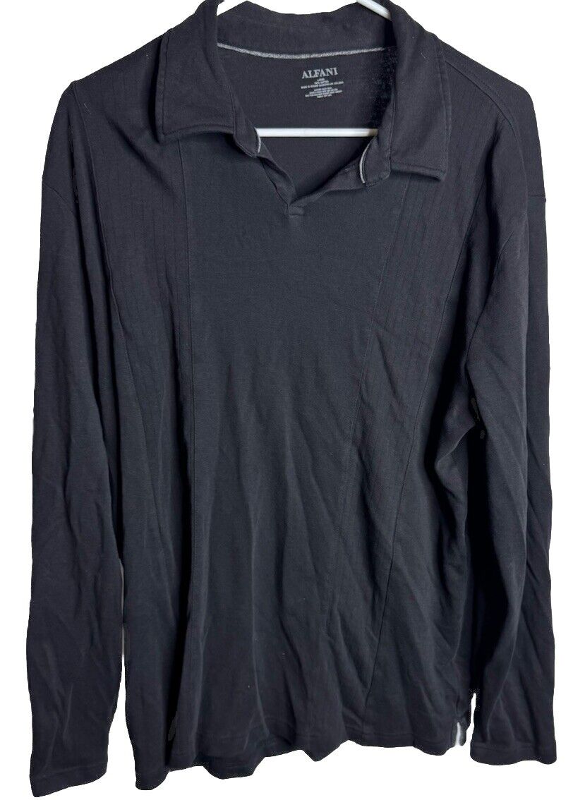 Alfani Polo Large Golf Performance Stretch Casual Rugby Classic Mens
