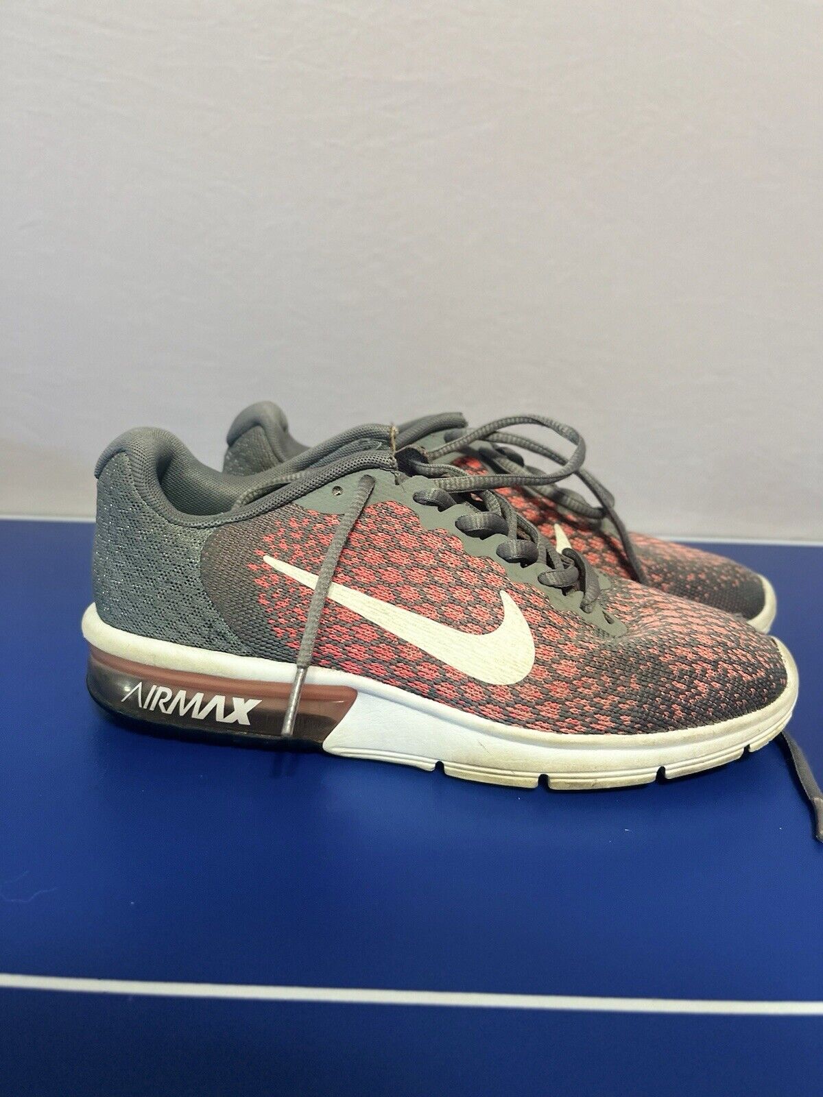 Nike Air Max Sneakers Women's Size 7.5 Sequent 2 Running Athletic Mesh Pink