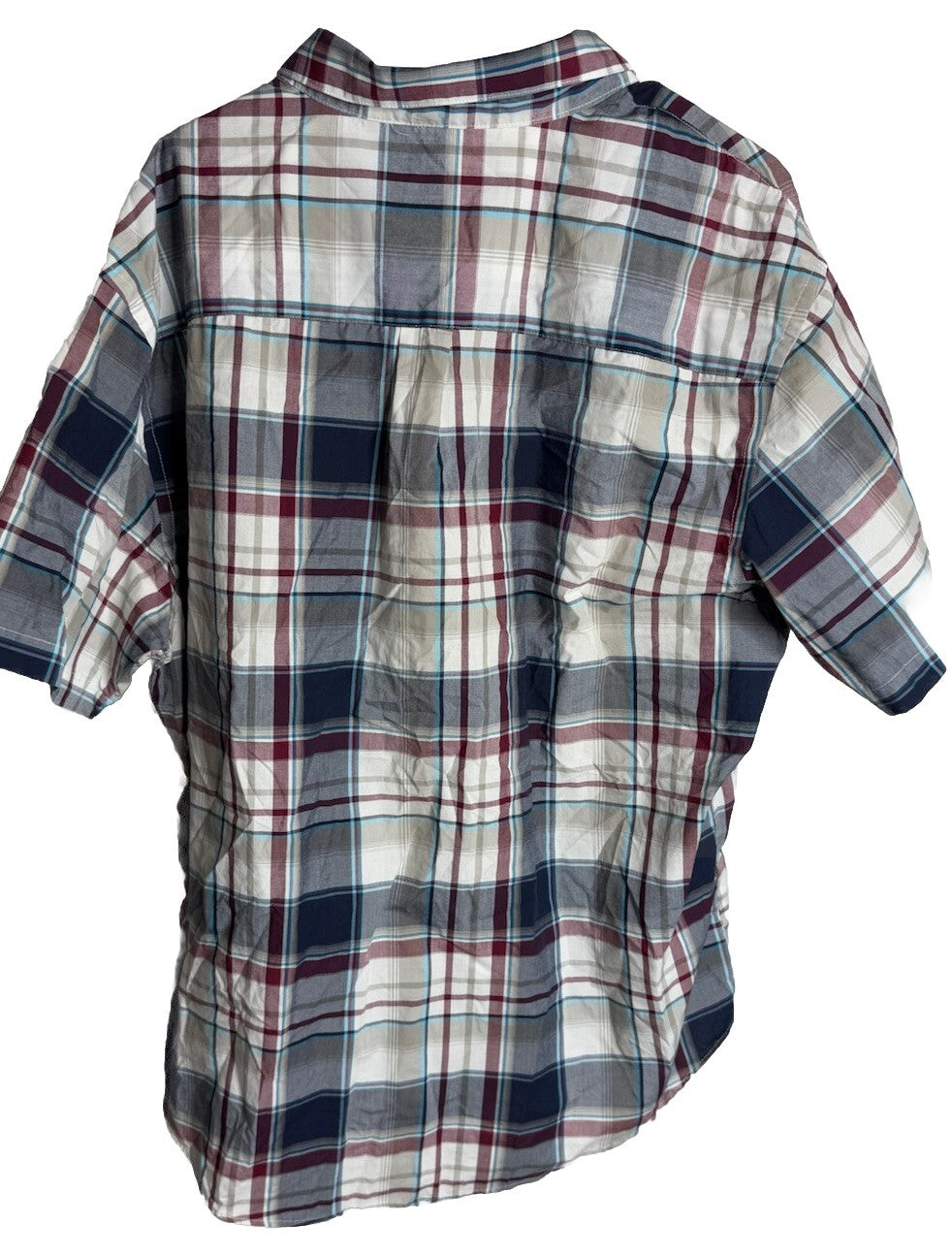 Van Heusen Mens Wrinkle Free Short Sleeve Dress Shirt Size XL