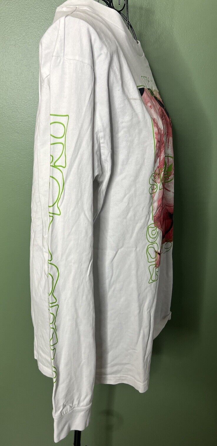 adidas Long Sleeve Shirt Men White Medium