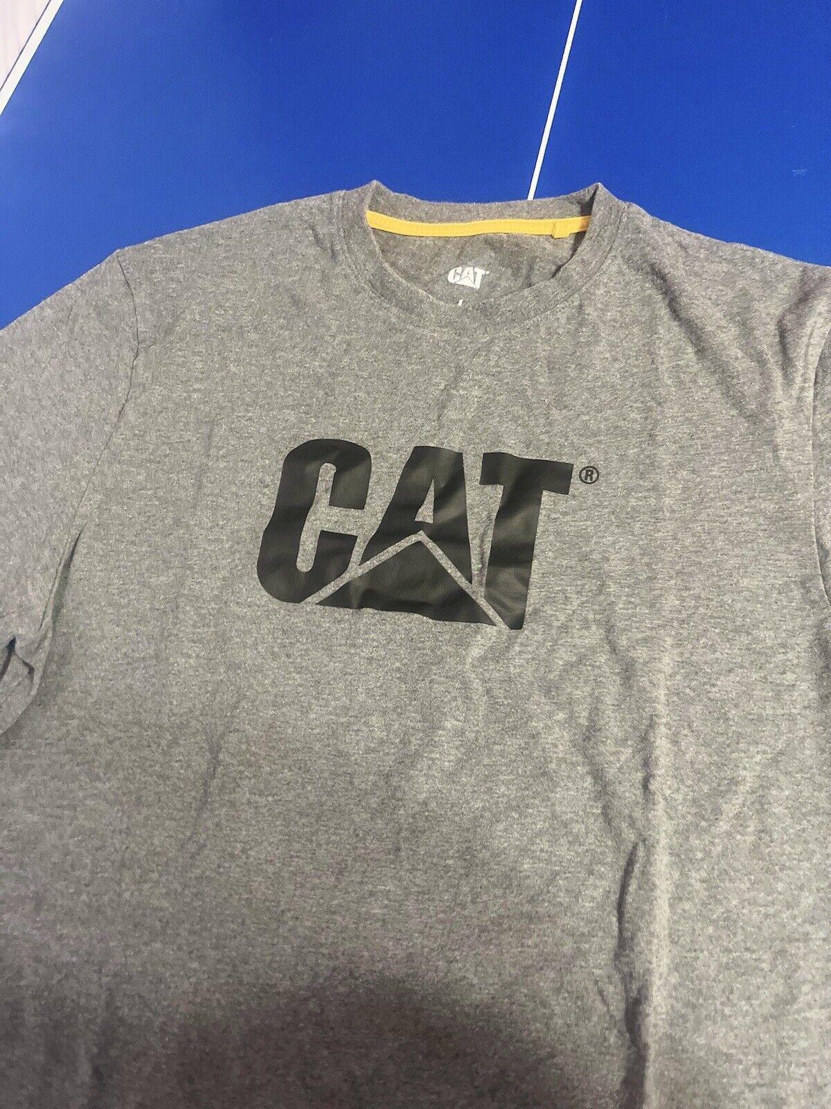 CAT Caterpillar Inc. Construction Bulldozer Men’s Size L Graphic Tee T-Shirt