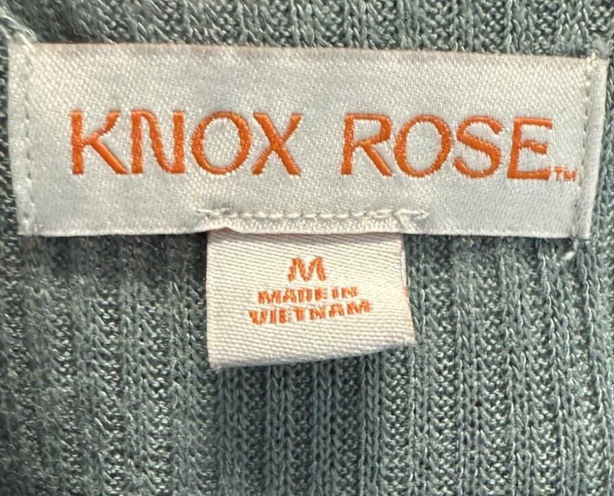 Knox Rose, Women's Textured Sweater, Size Medium Long Sleeve, Pullover,