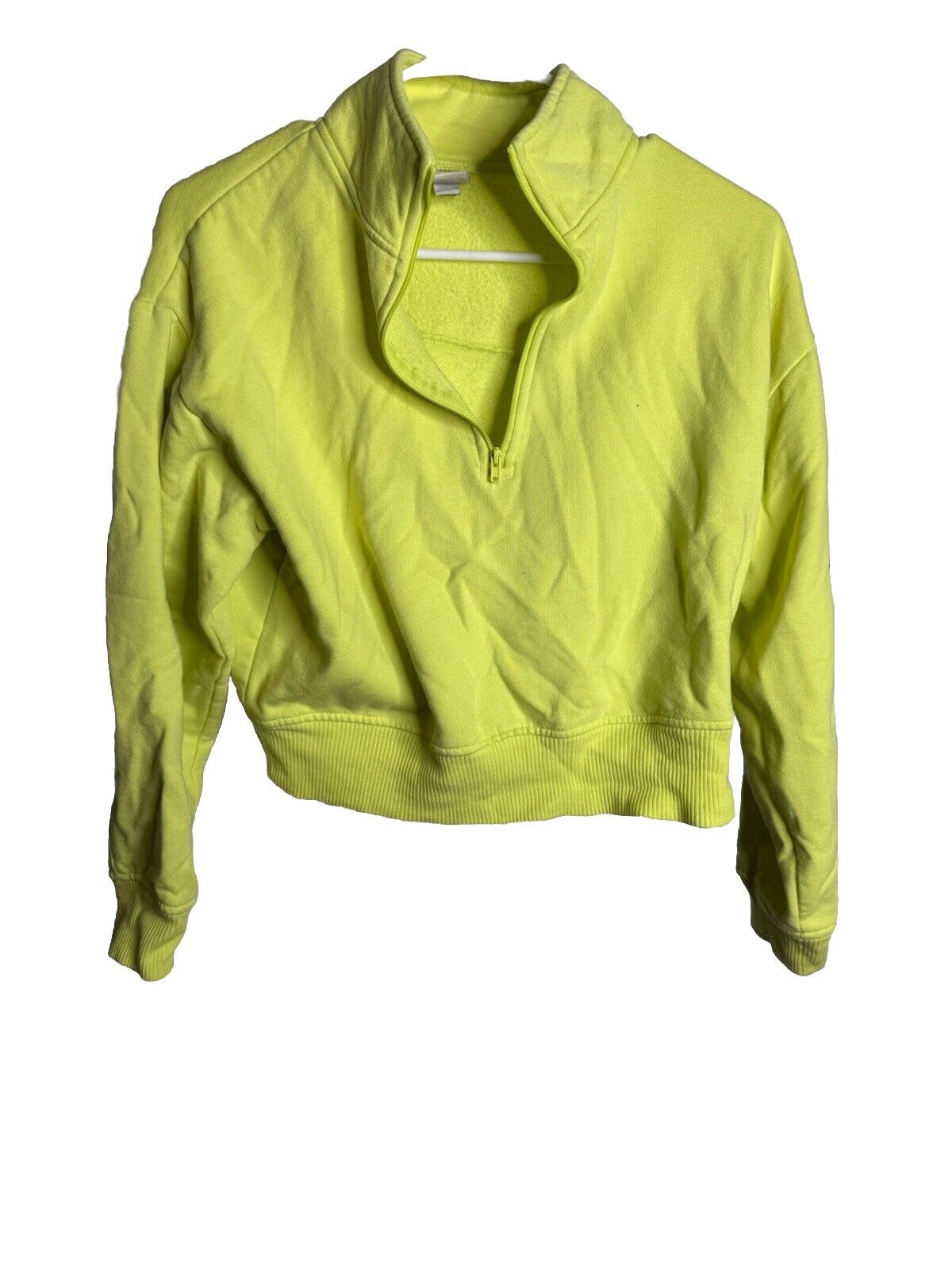 A New Day Sweatshirt Women's Small Taupe Pullover 1/4 Zip