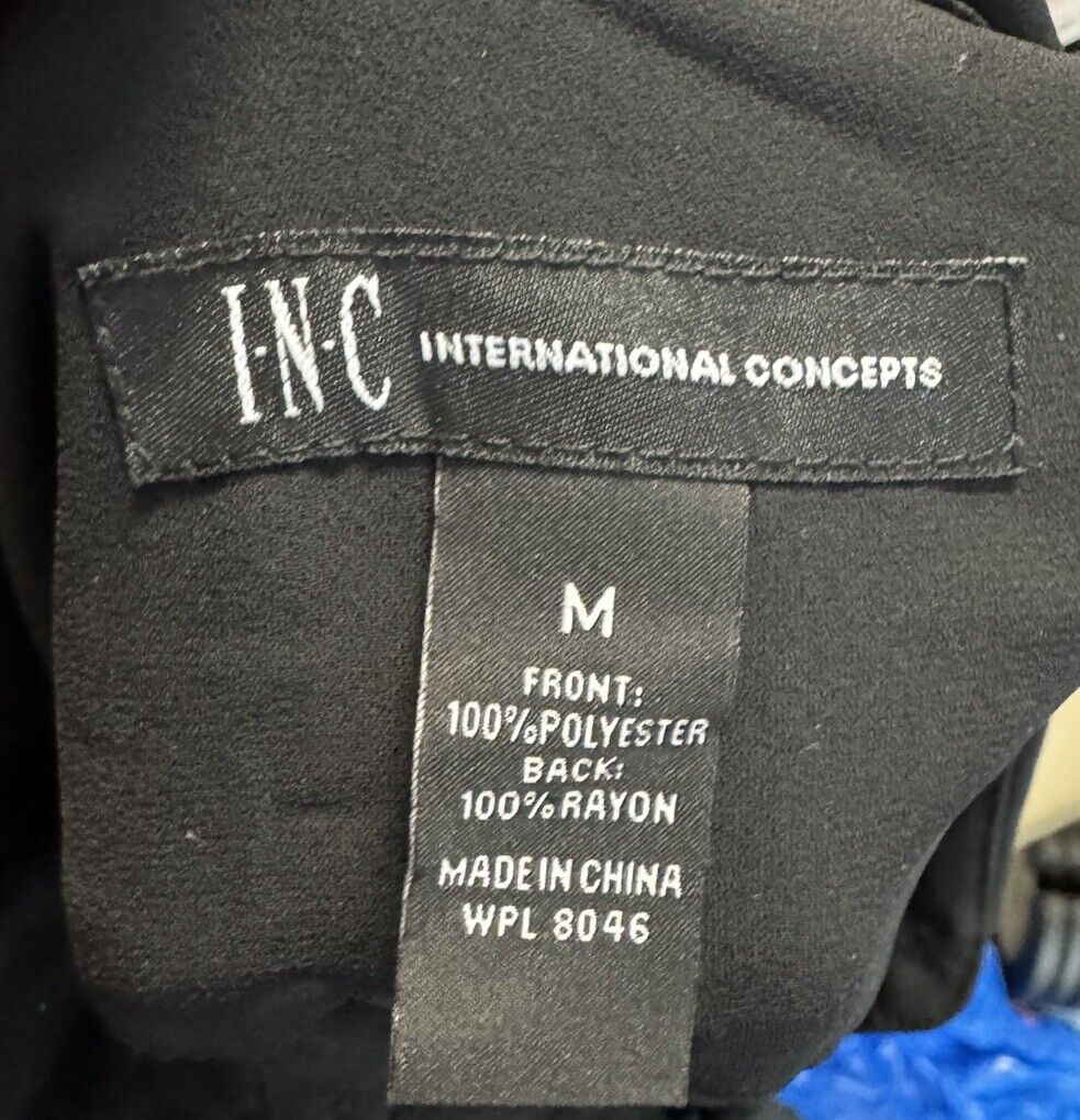 INC International Concepts Button Down Shirt Women's medium Long Sleeve