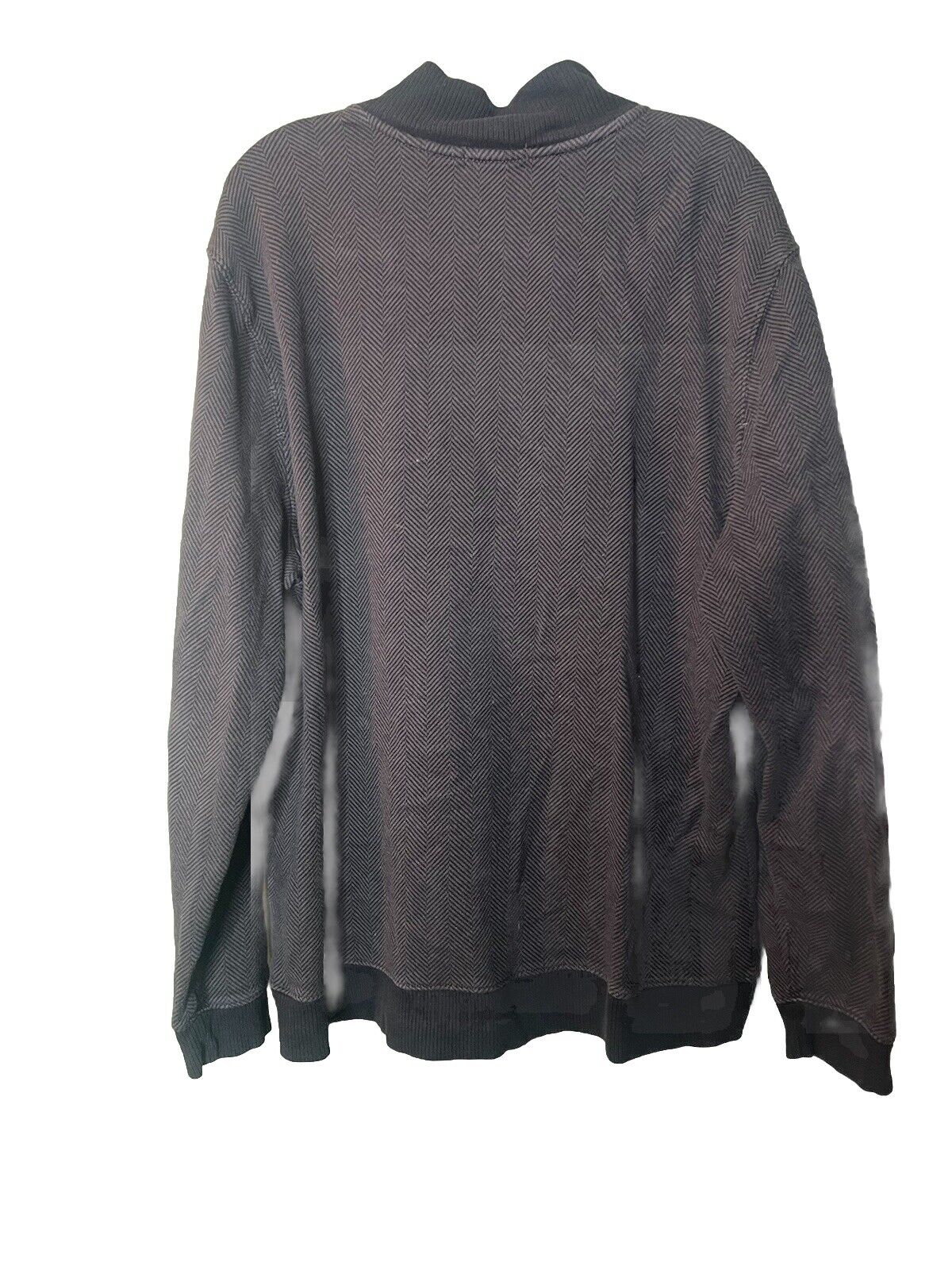 Banana Republic Sweater Jacket Mens 2XL Herringbone Bomber Full Zip