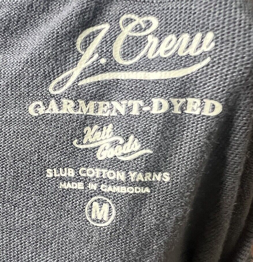 J Crew Medium Tee Relaxed Fit Cotton Long Sleeve T-shirt