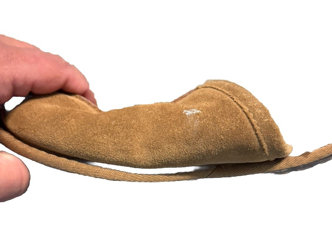 Women UGG Scuffette Slipper Chestnut Suede Upper 100% Authentic 8
