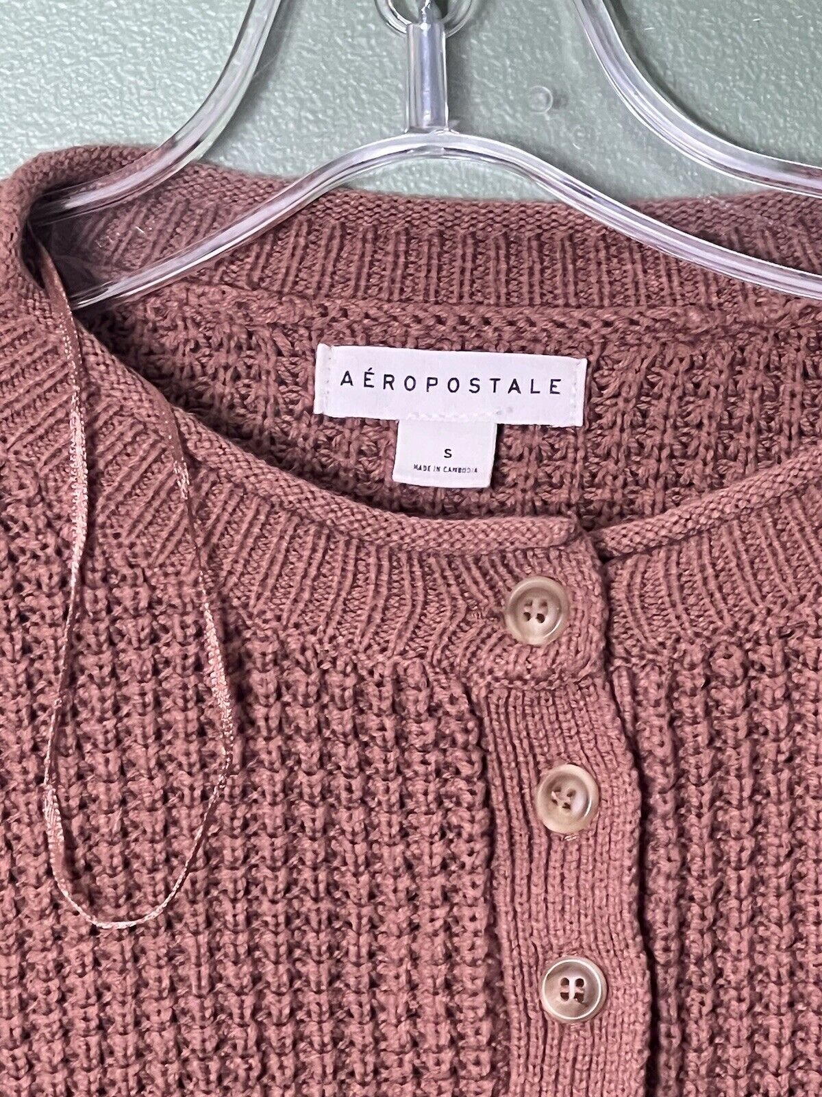 Aeropostale Size Small Cable Knit Pullover Sweater