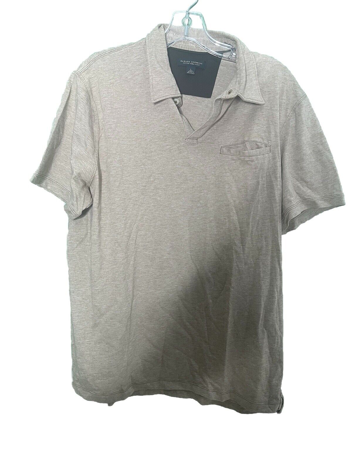 Banana Republic Mens Shirt Large dress polo regular