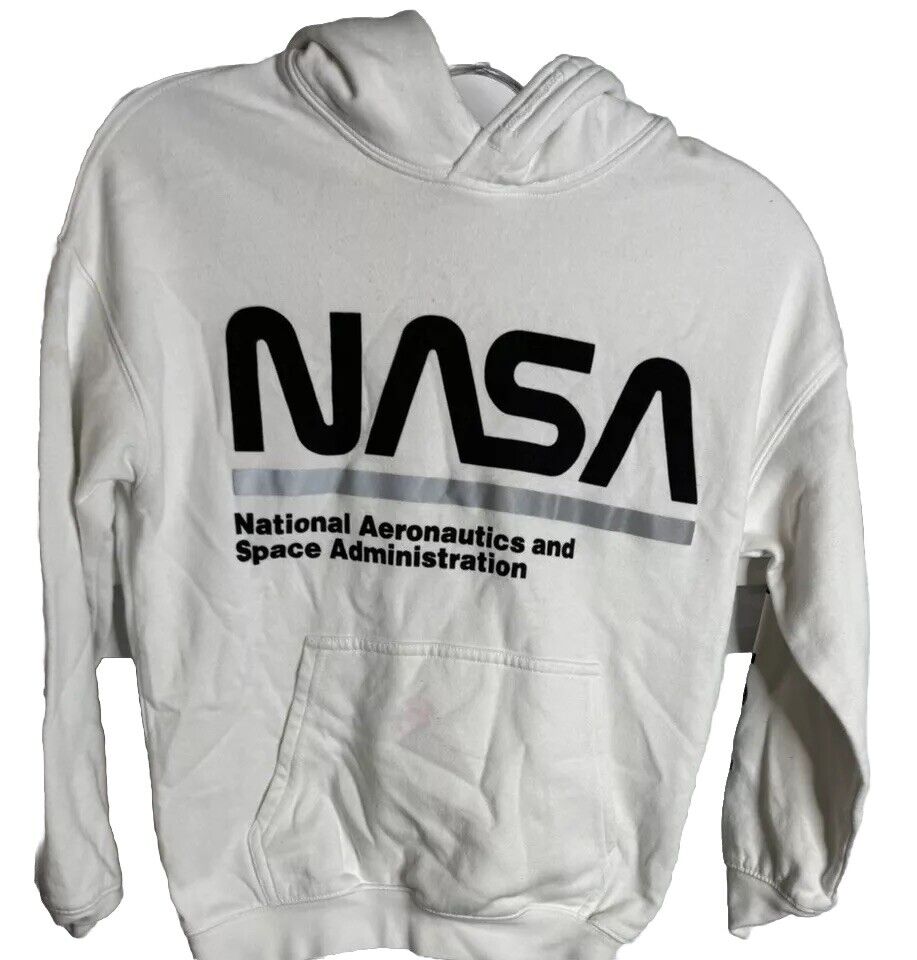 Girl's NASA Hoodie Sweatshirt Size 8/10 H&M, EUC