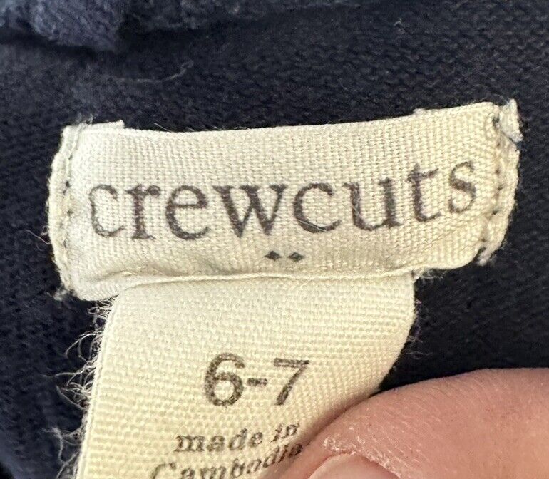 Crewcuts Girls Quarter Zip Pullover Sweater Size 6-7