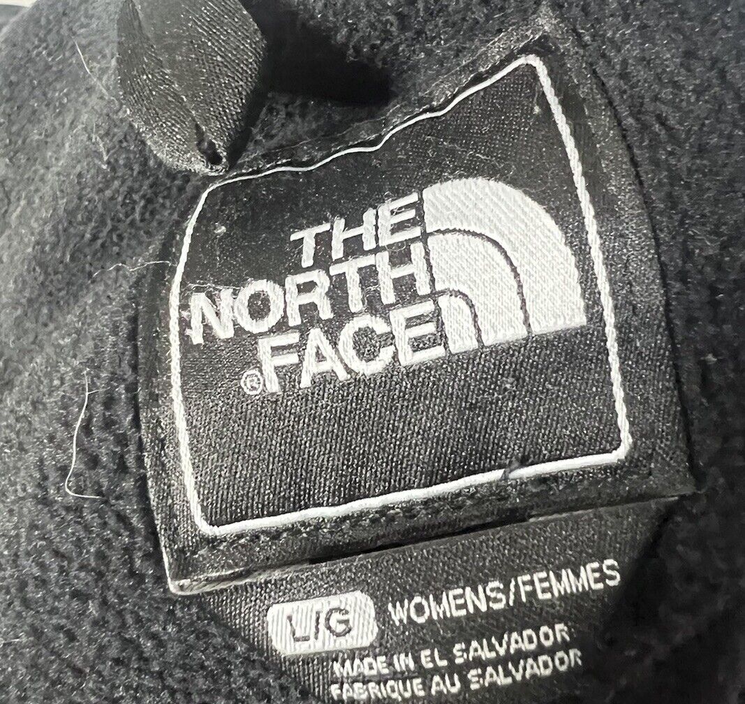 The North Face Womens Large Black Fleece Jacket/ Some Stains/make Offer