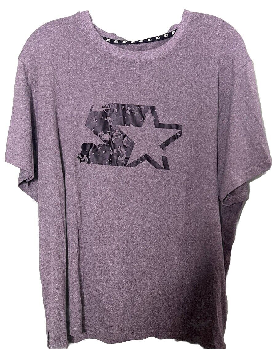 Starter T-Shirt Men's Size XL Short Sleeve Gray Crew Neck