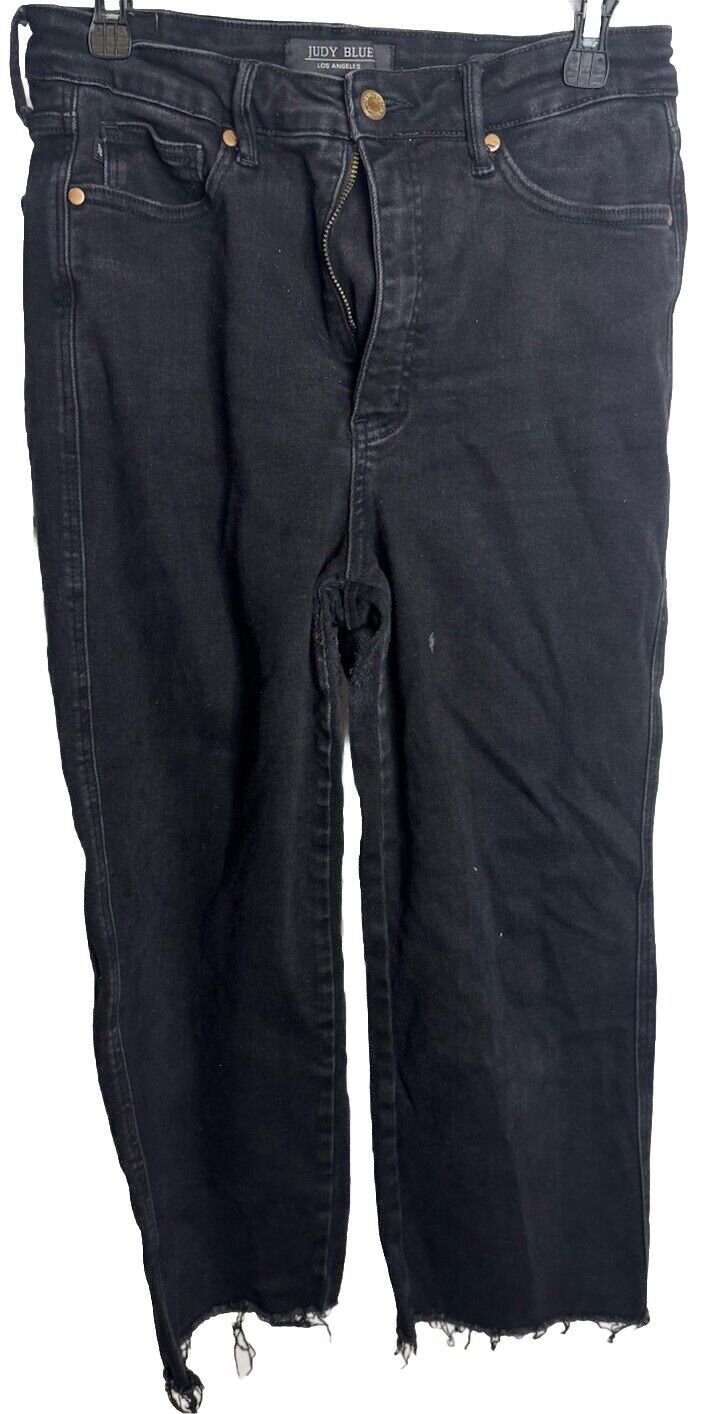 Judy Blue Jeans Womens11/30 Pull On Skinny Fit Stretch Dark Wash Denim