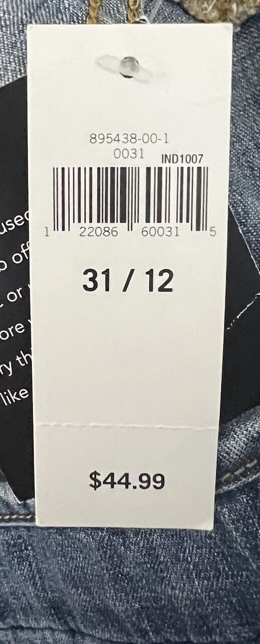 Banana Republic Bermuda Shorts Womens 31/12 Mid Rise Cuffed Stretch Denim Jean