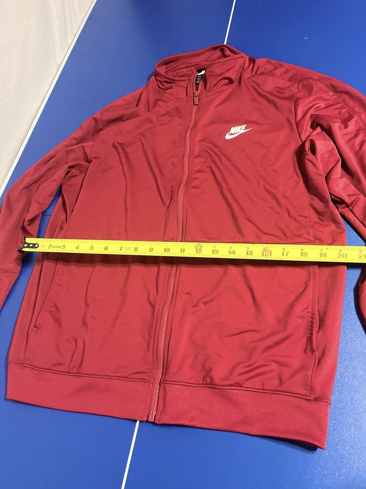 Nike Zip Up Jacket Red Athletic Jacket,Men’s Size Medium,Rare Find,High Quality