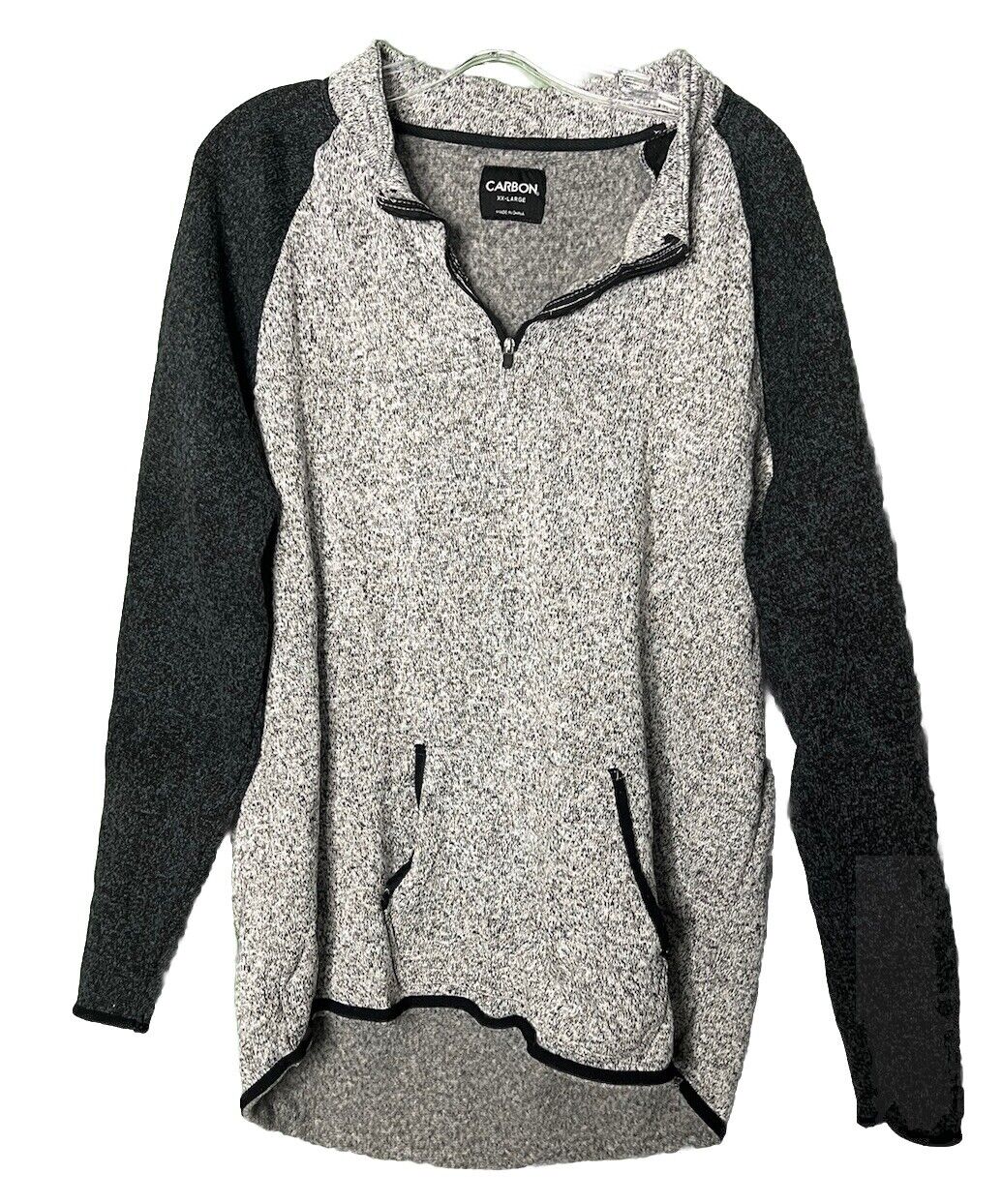 Carbon Men’s 1/4 Zip Sweater Size 2XL