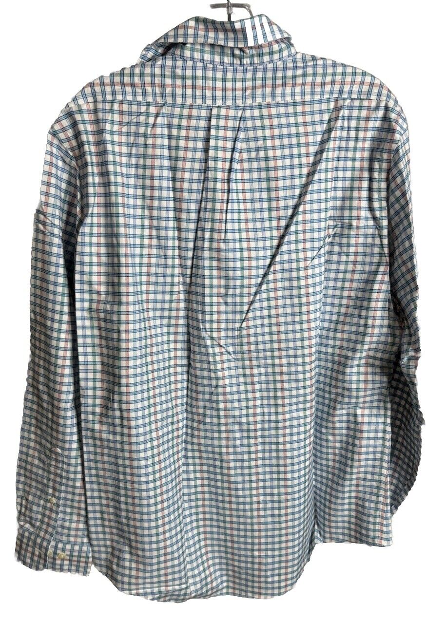 Brooks Brothers 1818 Regent Shirt Button Up Long Sleeve Plaid Cotton Size L