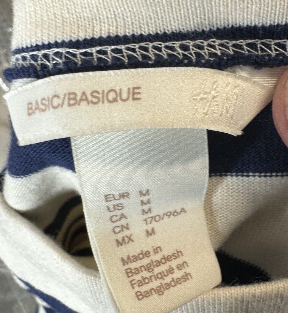 Basic/Basique H&M Stripped T-Shirt Dress Size Medium