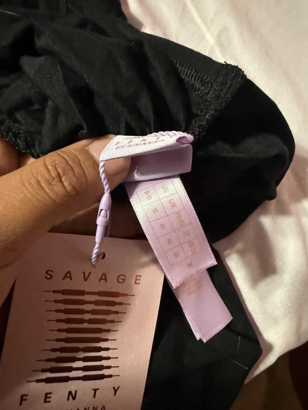 Savage FENTY Black Dress Women Size M
