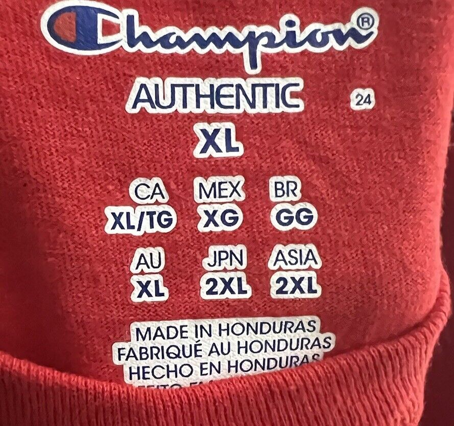 Champion Men's Classic Graphic Logo Crew Neck Short Sleeve T Shirt XL