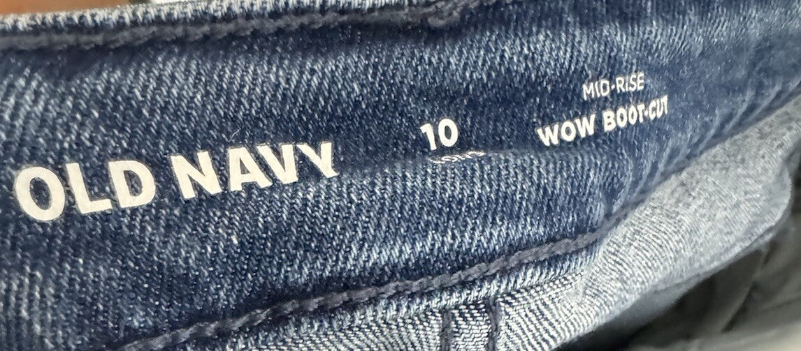 Old Navy Skinny Jeans Denim Blue Size 10 Long