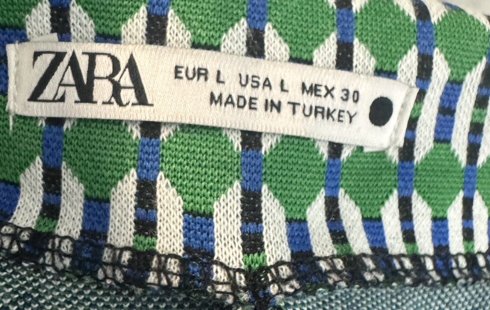 Zara Womens Wide Leg Knit Pants Size L