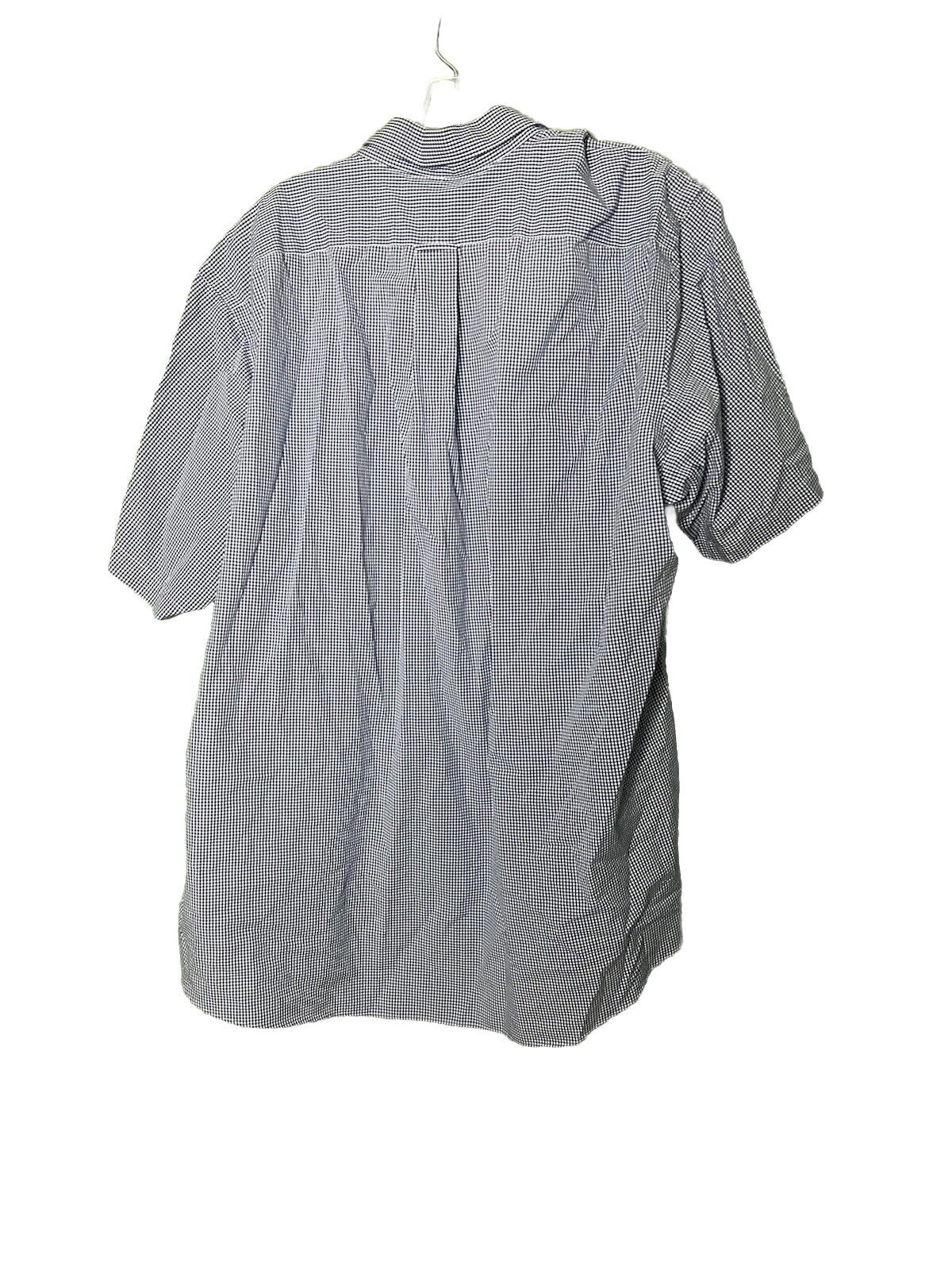 Kirkland Signature Men’s Traditional Fit Dress Shirt, Blue Plaid 2XL