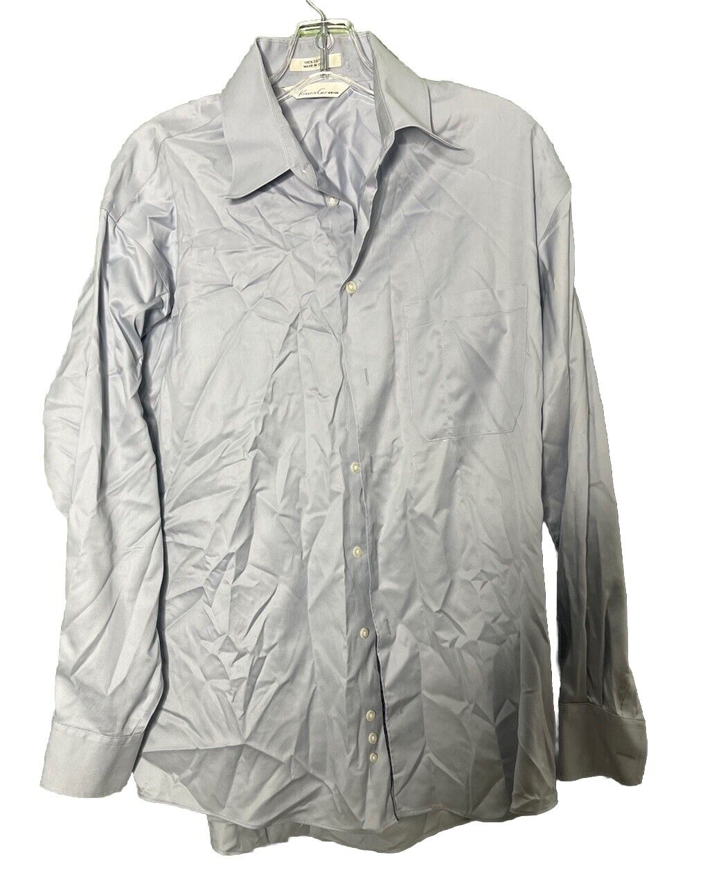 Kenneth Cole Reaction Men's Long Sleeve Regular Fit Button Down Shirt 16 32-33