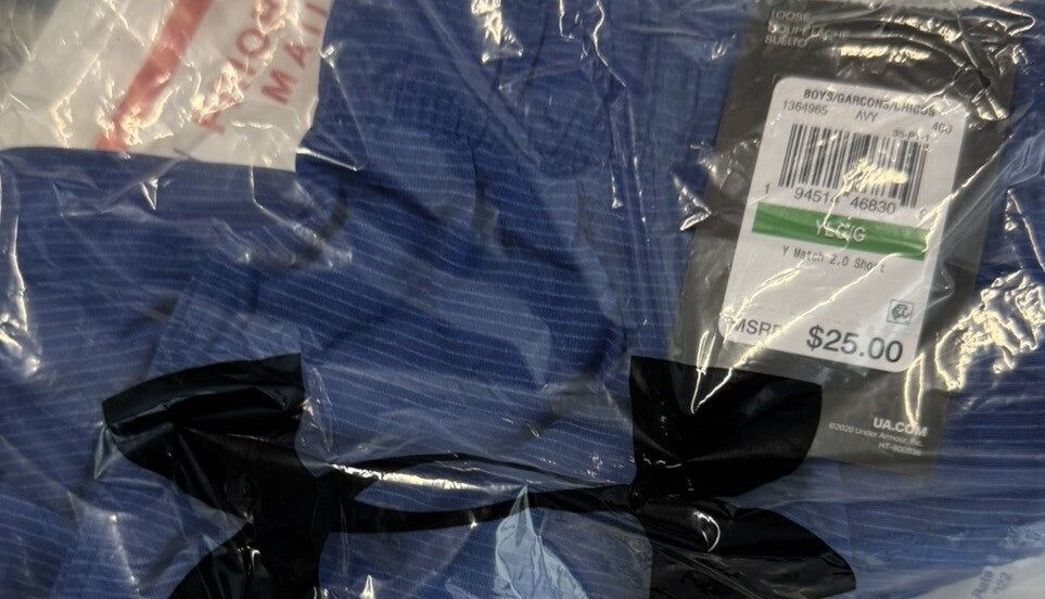 Under Armour Athletic Shorts, New, Size Large (Youth)