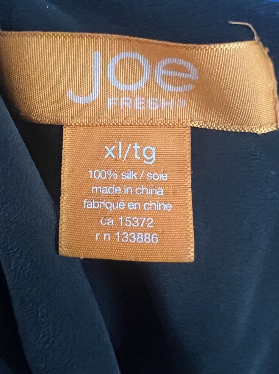 Joe Fresh Shirt Womens XL Button Up Long Sleeve
