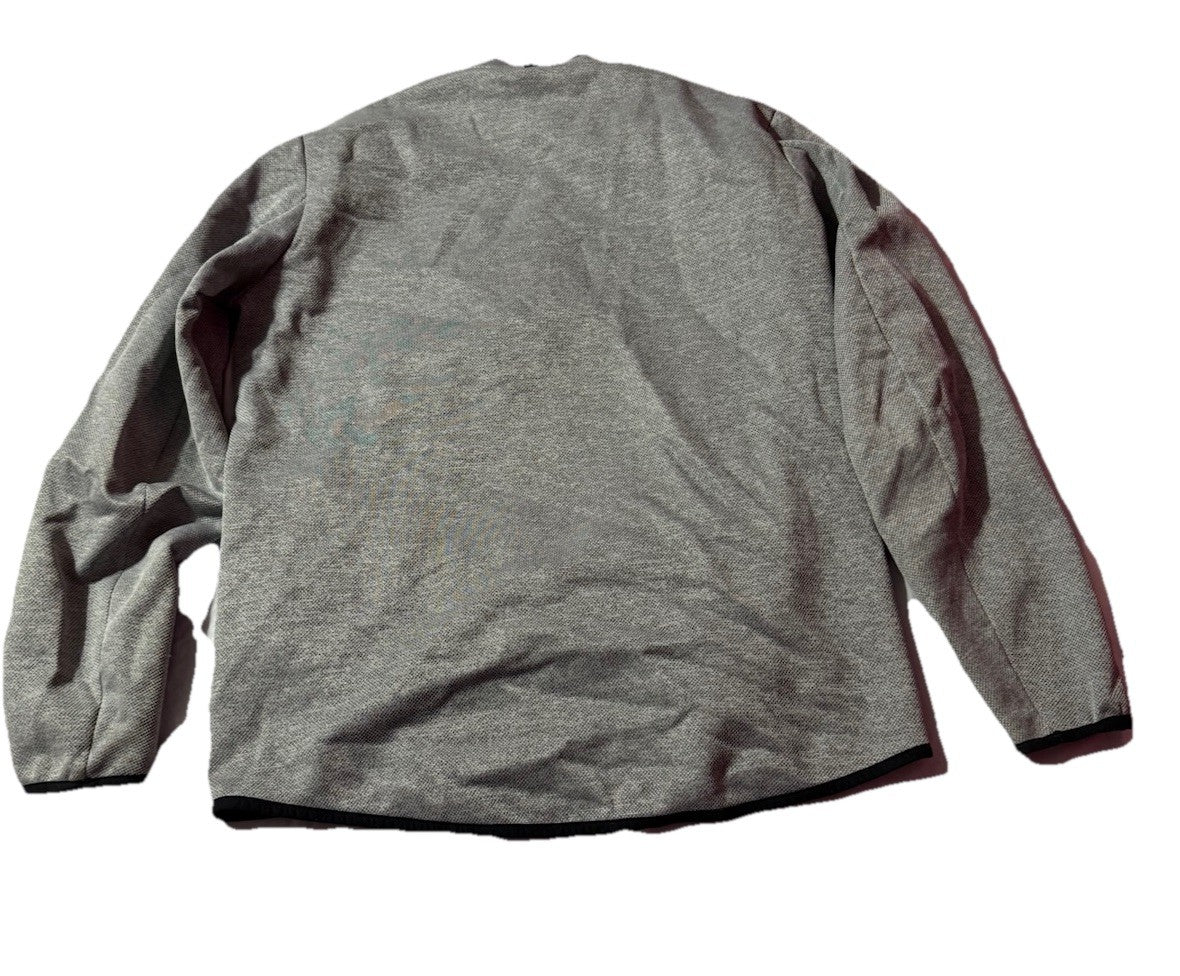 Men’s Nike Dri Fit Therma Half Zip Gray Pullover Sweatshirt Size Medium Gray