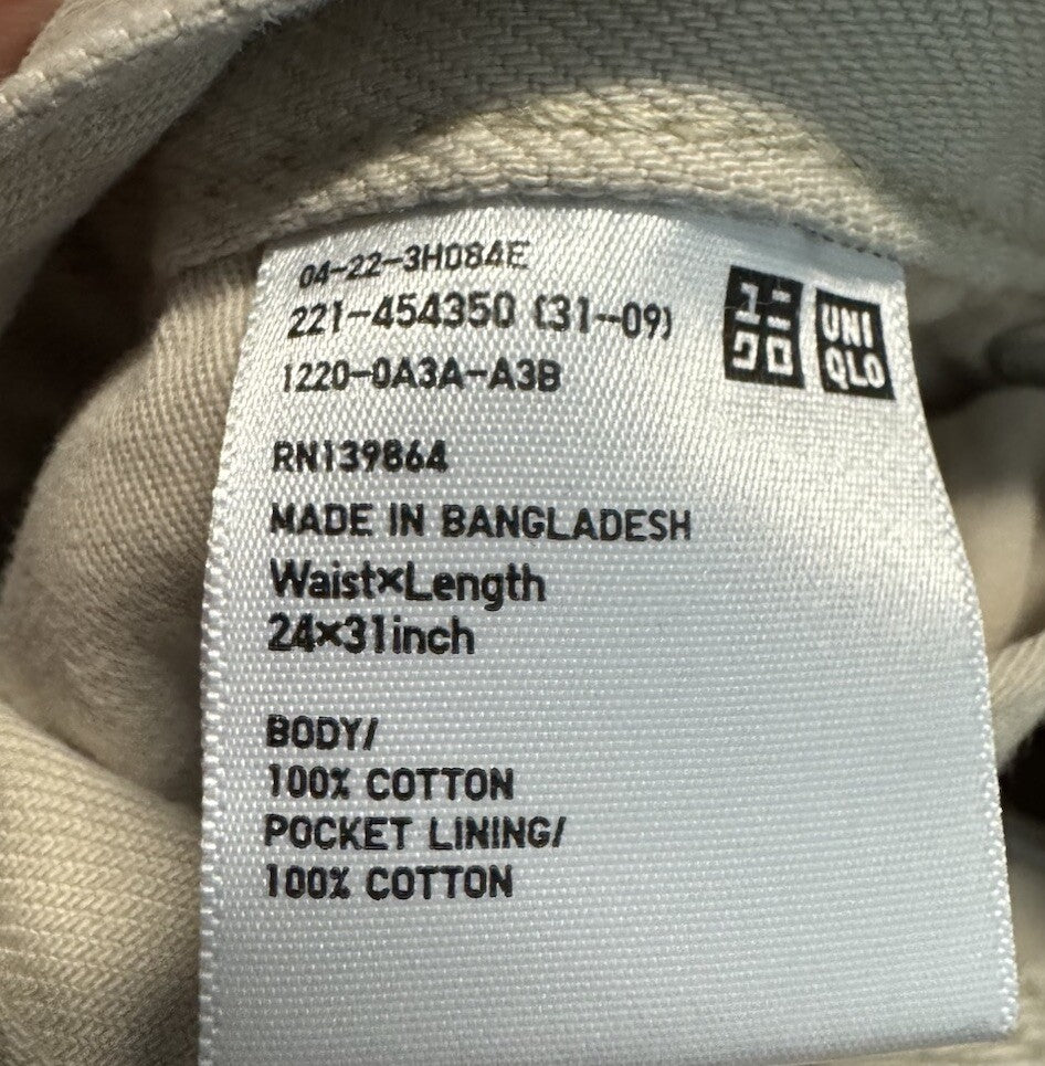 UNIQLO jeans 24x31