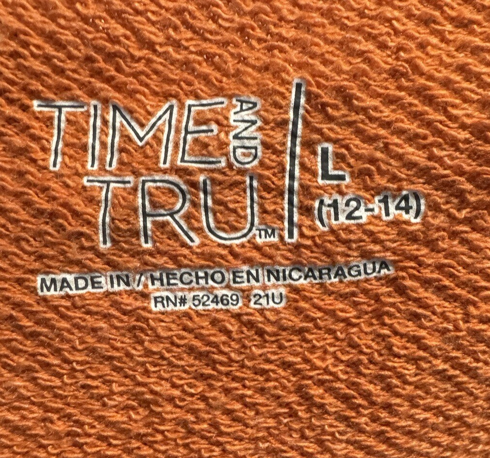 Time And Tru Sweater Short Sleeve Womens Size L 12-14