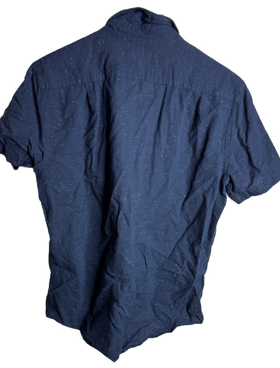 Sonoma Button-Up Shirt Men's Size medium short Sleeve Collared Cotton Blend