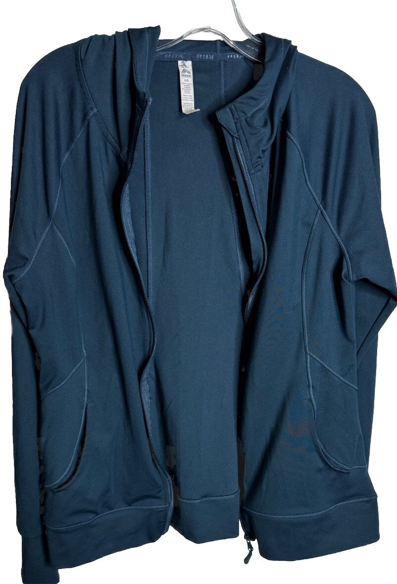 RBX Live Life Active Hoodie Jacket Black Full Zip Outdoor Size Large