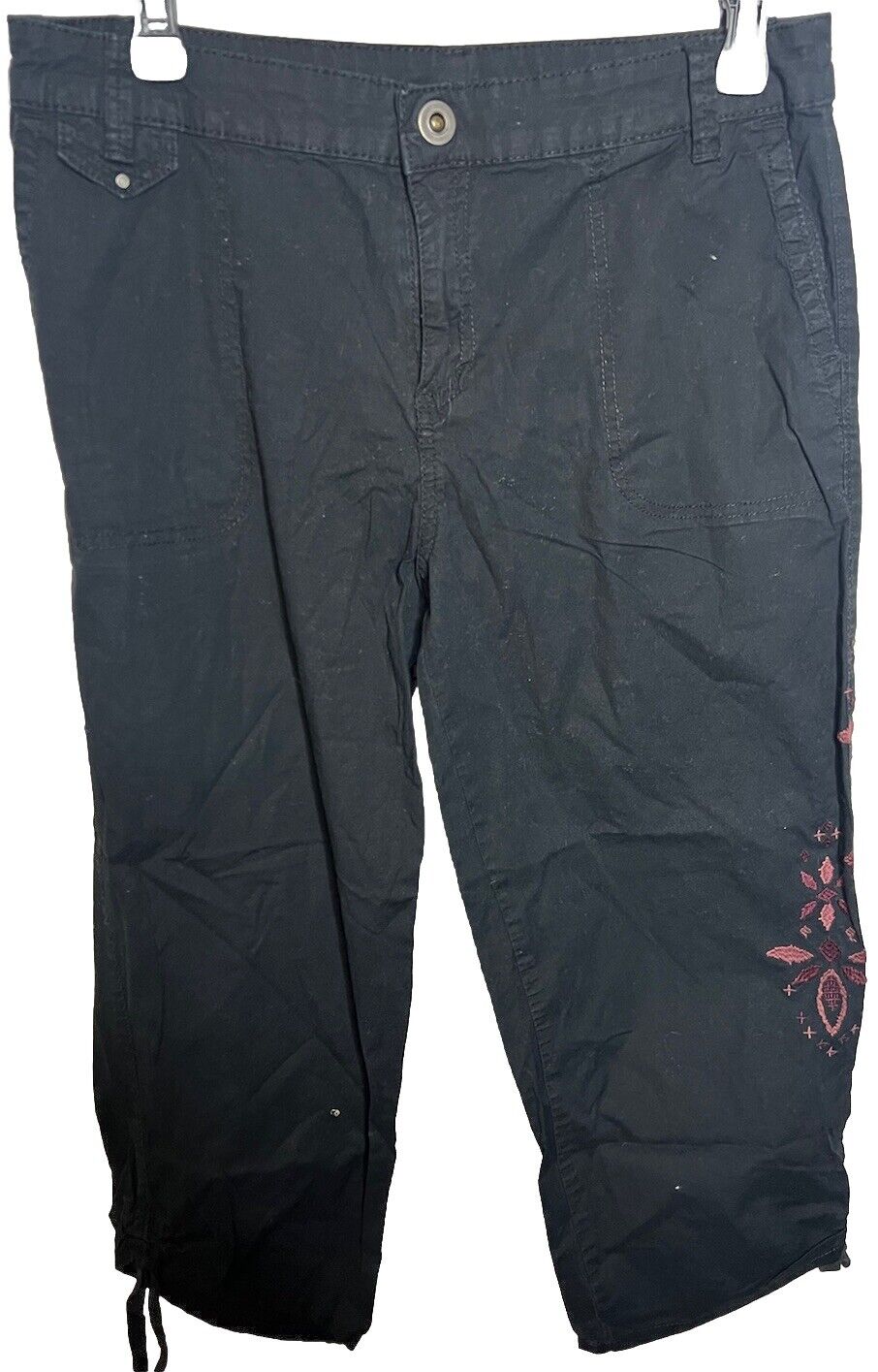 Style & Co Wide-Leg Cropped Jeans Size 6