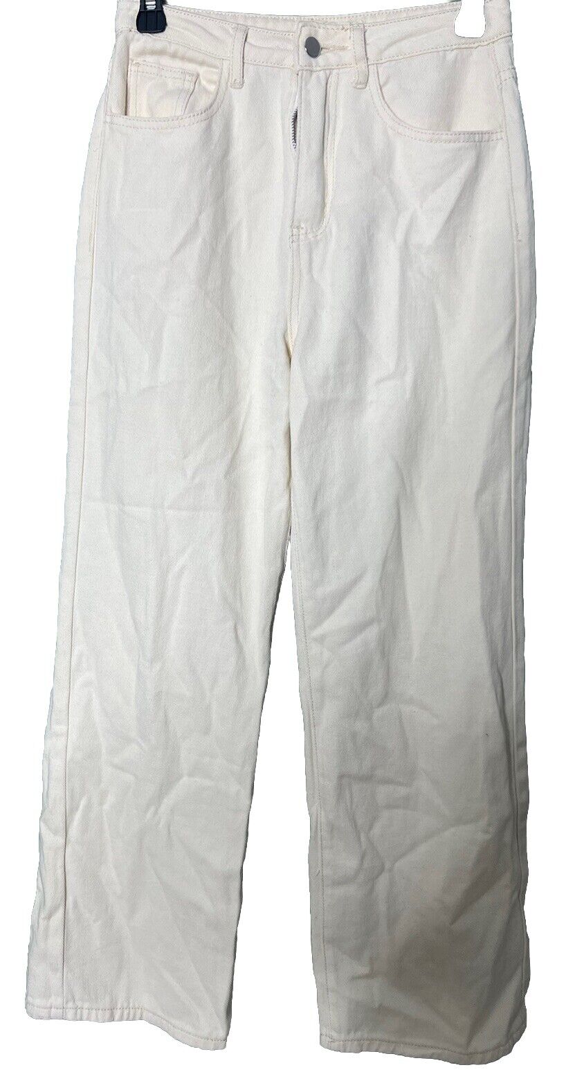 Dazy Jeans White Size S